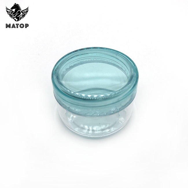 Personal care packaging clear frosted cream plastic cosmetic jar