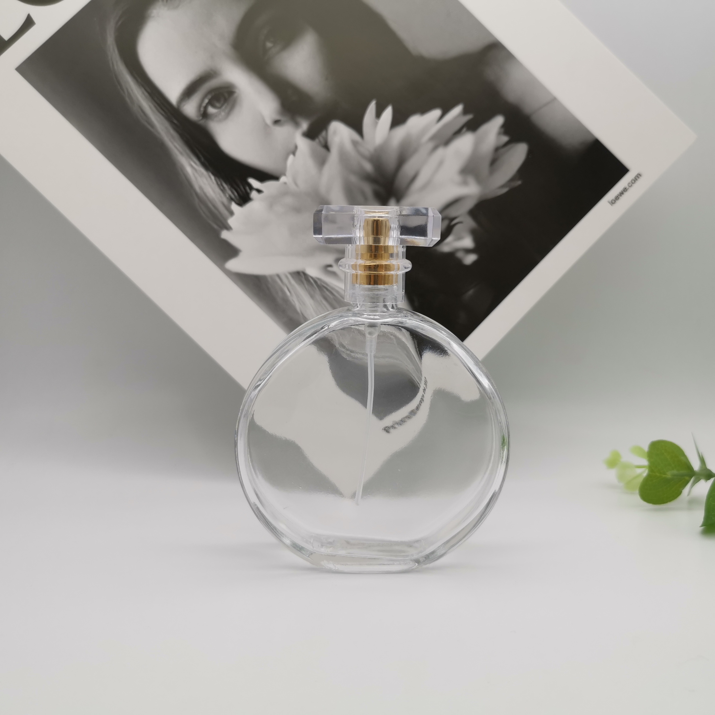 Personalized Empty 4oz spray bottle glass Perfume Bottles Glass Package 50ml