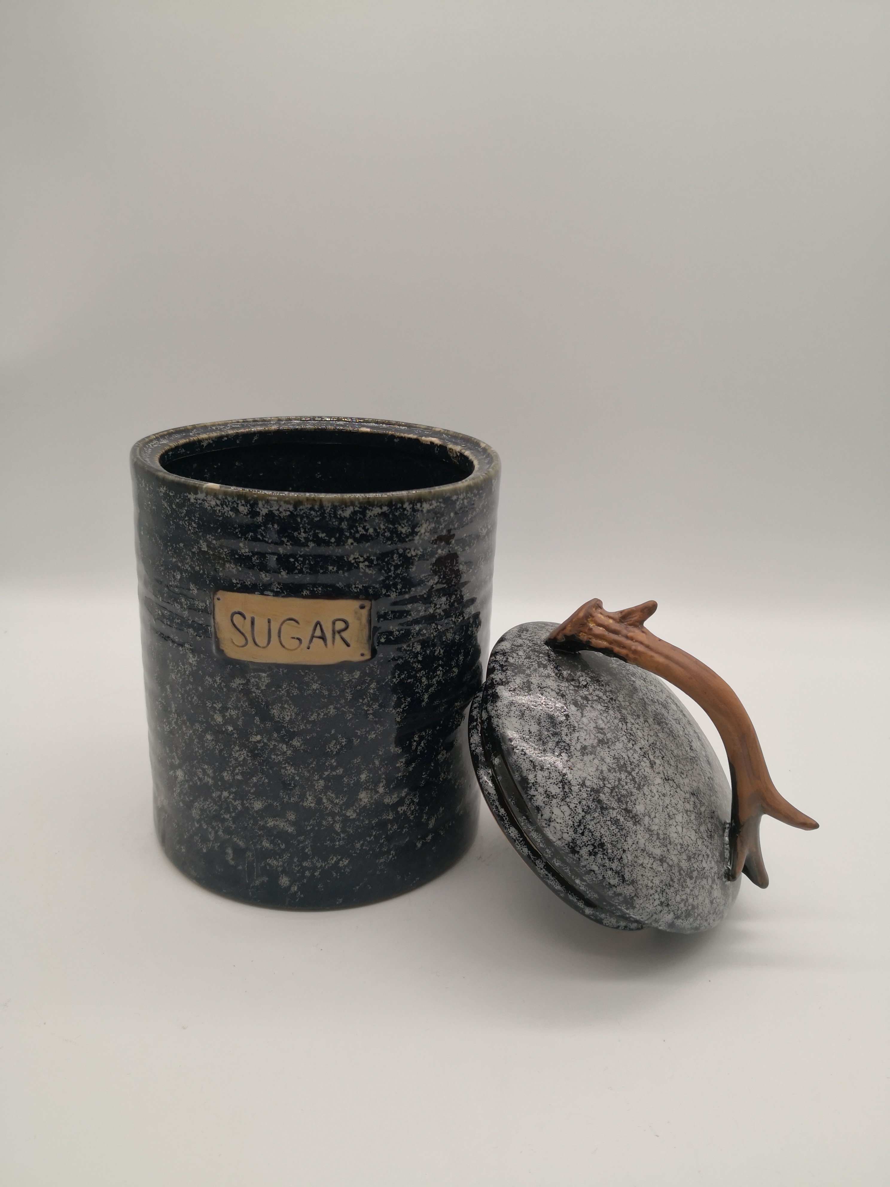 Personalized European Antler Christmas Decoration Ceramic Food Storage Jar With Lid