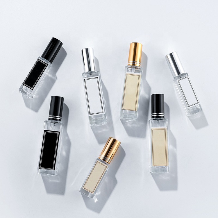 Personalized Mini Attar Empty 10ml Glass Atomizer Perfume Sample Spray Bottle For Sale
