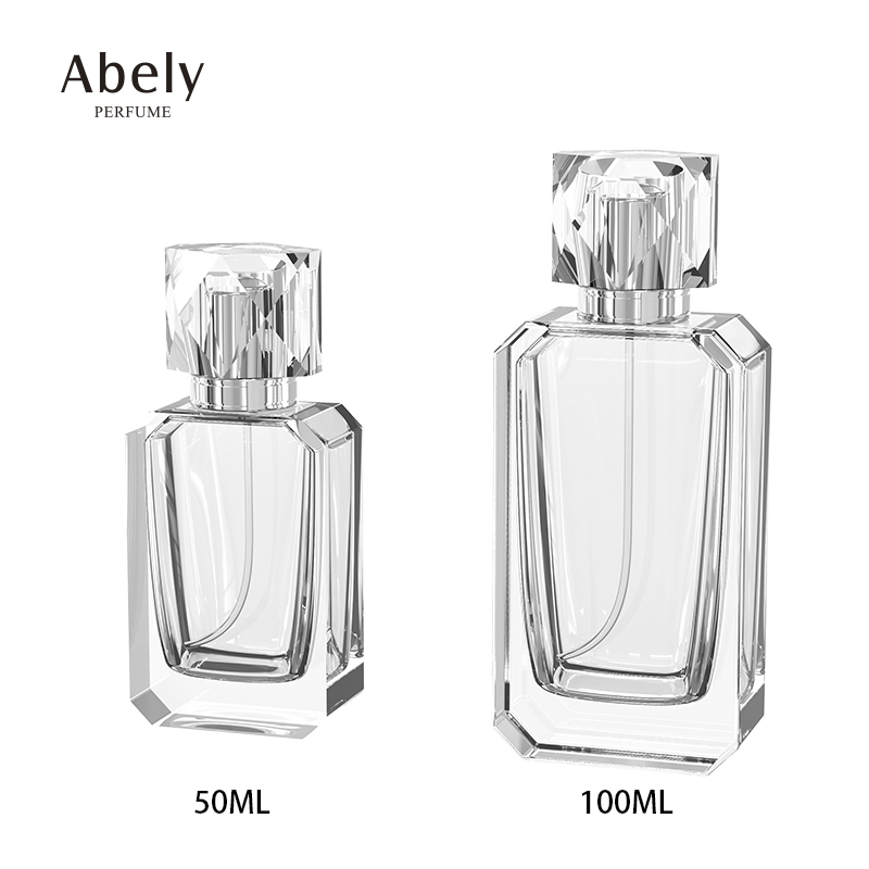 Personalized Wholesale customise luxury perfume bottle 100ml 50ml parfum perfume packaging bottles
