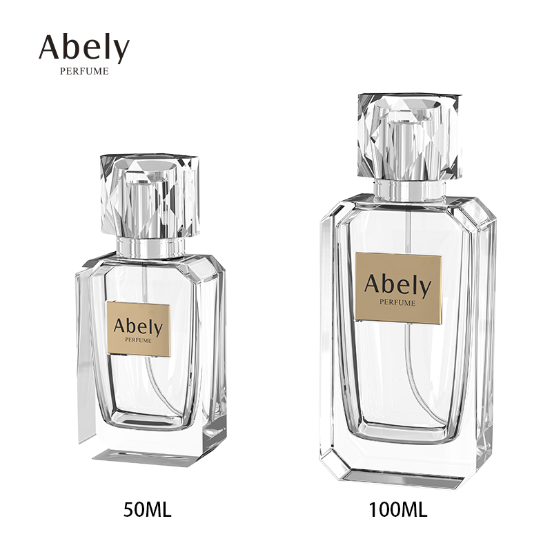 Personalized Wholesale customise luxury perfume bottle 100ml 50ml parfum perfume packaging bottles