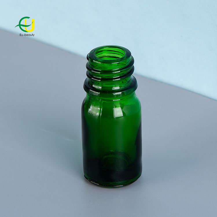 Pharmaceutical 5ml medicine pharma green glass dropper bottle can also be used for cosmetic packaging materials