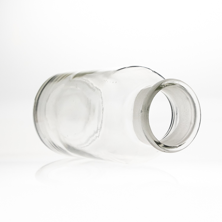 Pharmaceutical Bottles 500ml 500cc 18oz Clear Glass Round Shape Wide Mouth Reagent Bottle with Stopper