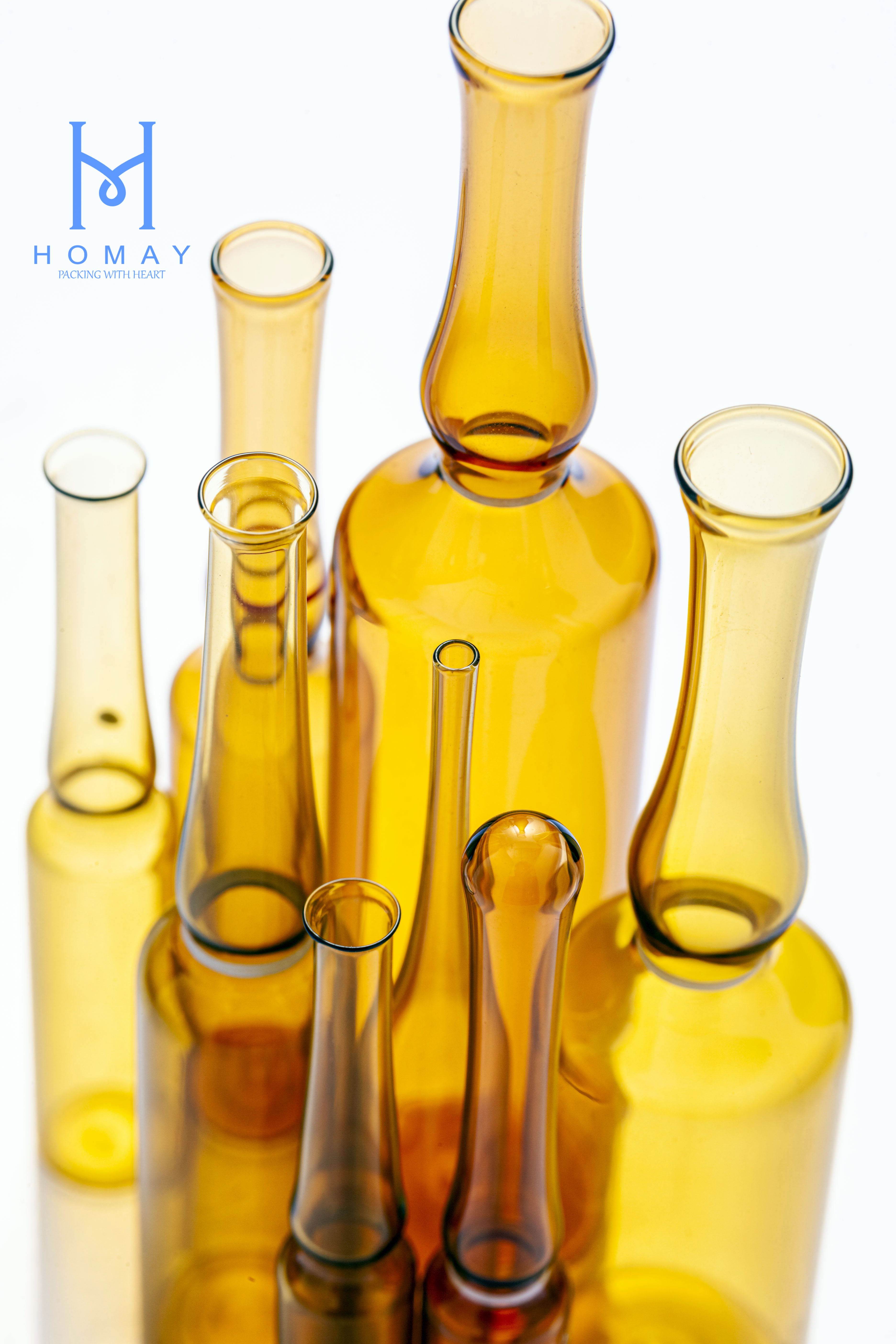 Pharmaceutical amber clear injection glass ampoules vials ISO standard