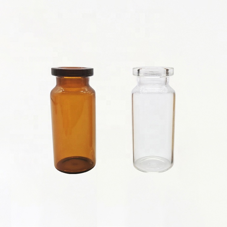 Pharmaceutical glass bottle Clear Amber 2ml 5ml 10ml 15ml 20ml 25ml 30ml glass vials for injection
