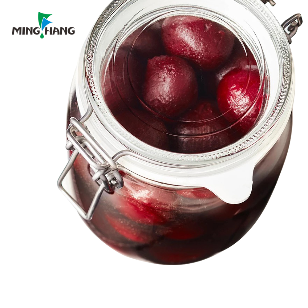 Pickle Jar 2l Food Packaging Containers Stout 500ml 750ml 1000ml 1500ml Glass Eco-friendly Storage Bottles Jars Cover