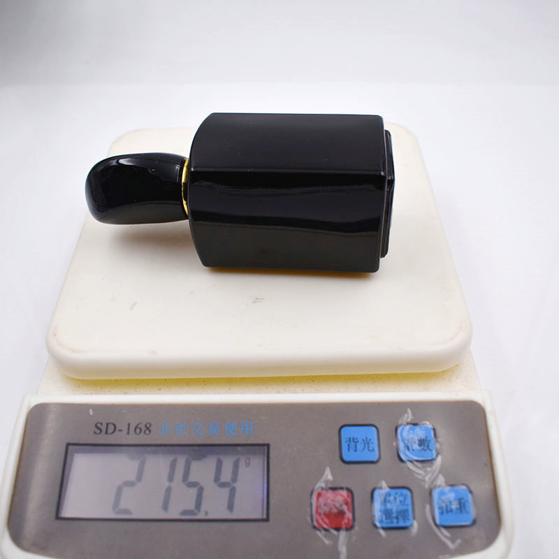 Pink / Black Flacon de Parfum Frascos de Vidrio Para Square Perfumes Glass Bottles 50ml