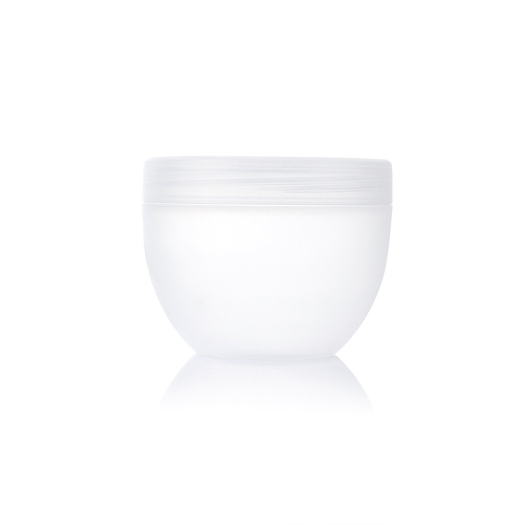 Pink Color Face Cream Packaging Jar Empty Wide Mouth Jars For Creams 8OZ 250ML Clear Luxury Plastic Cream Jars