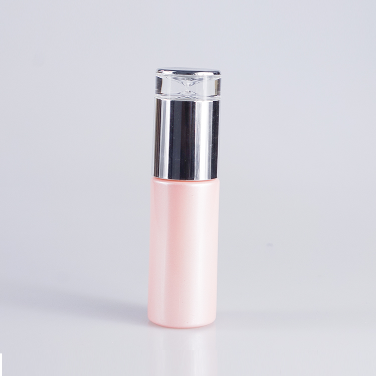 Pink Color Round Shaped 30ml 60ml 100ml 120ml Glass Body Lotion Bottles for Cosmetic Packaging