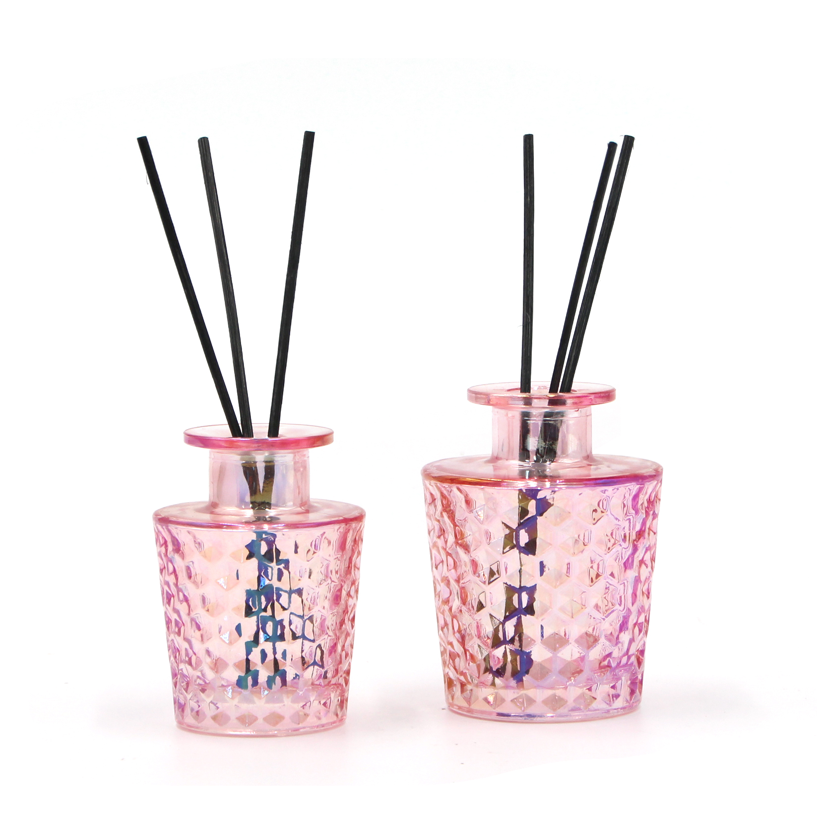 Pink Glass Reed Diffuser Bottle Can Fragrance Diffuser Empty Bottle