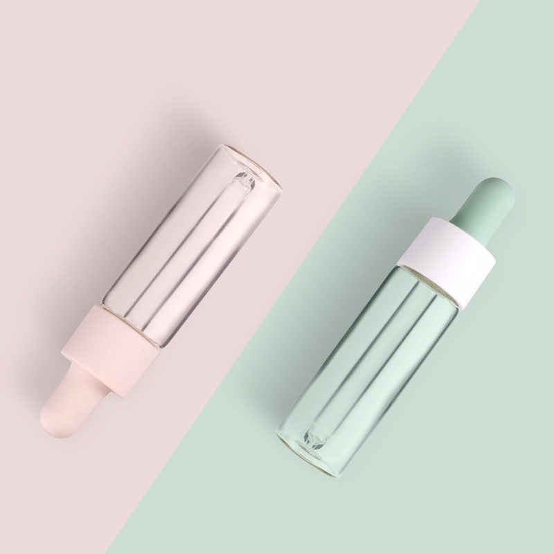 Pink glass dropper bottle glass dropper bottle 10ml 15ml