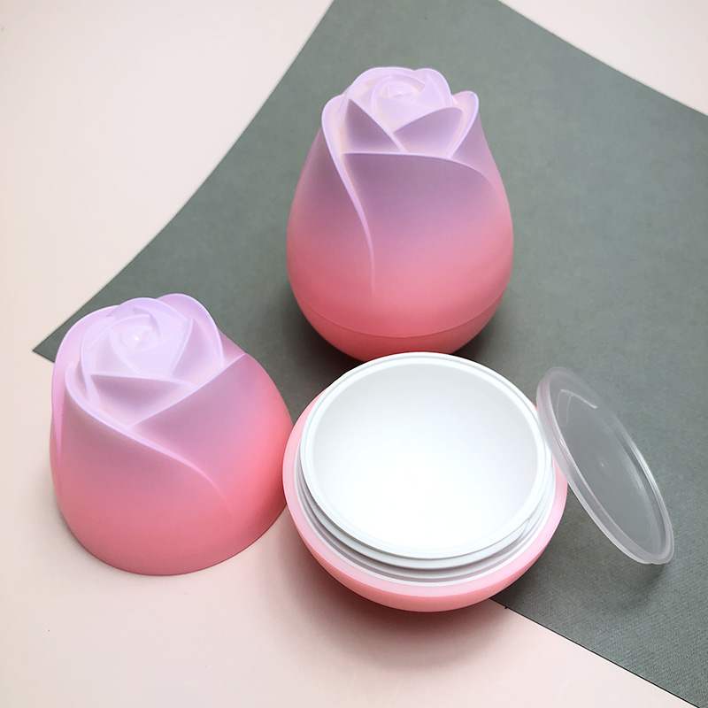 Pink gradient cream luxury jars plastic cream jar 30g cute empty jar cosmetics