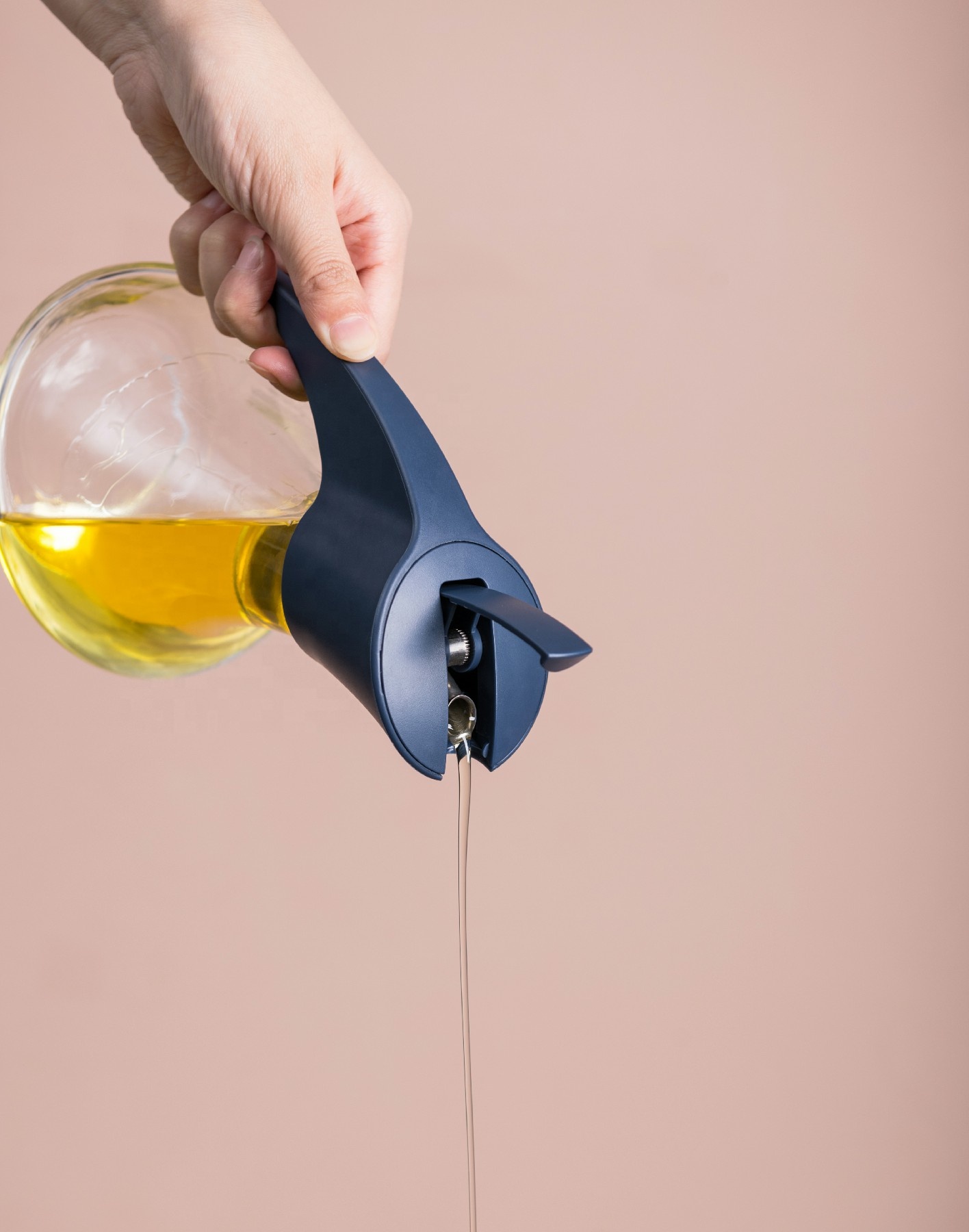 Pinmoo Original Design Ballet Shape Kitchen Cooking Accessories Oil and Vinegar Glass Dispenser Bottle