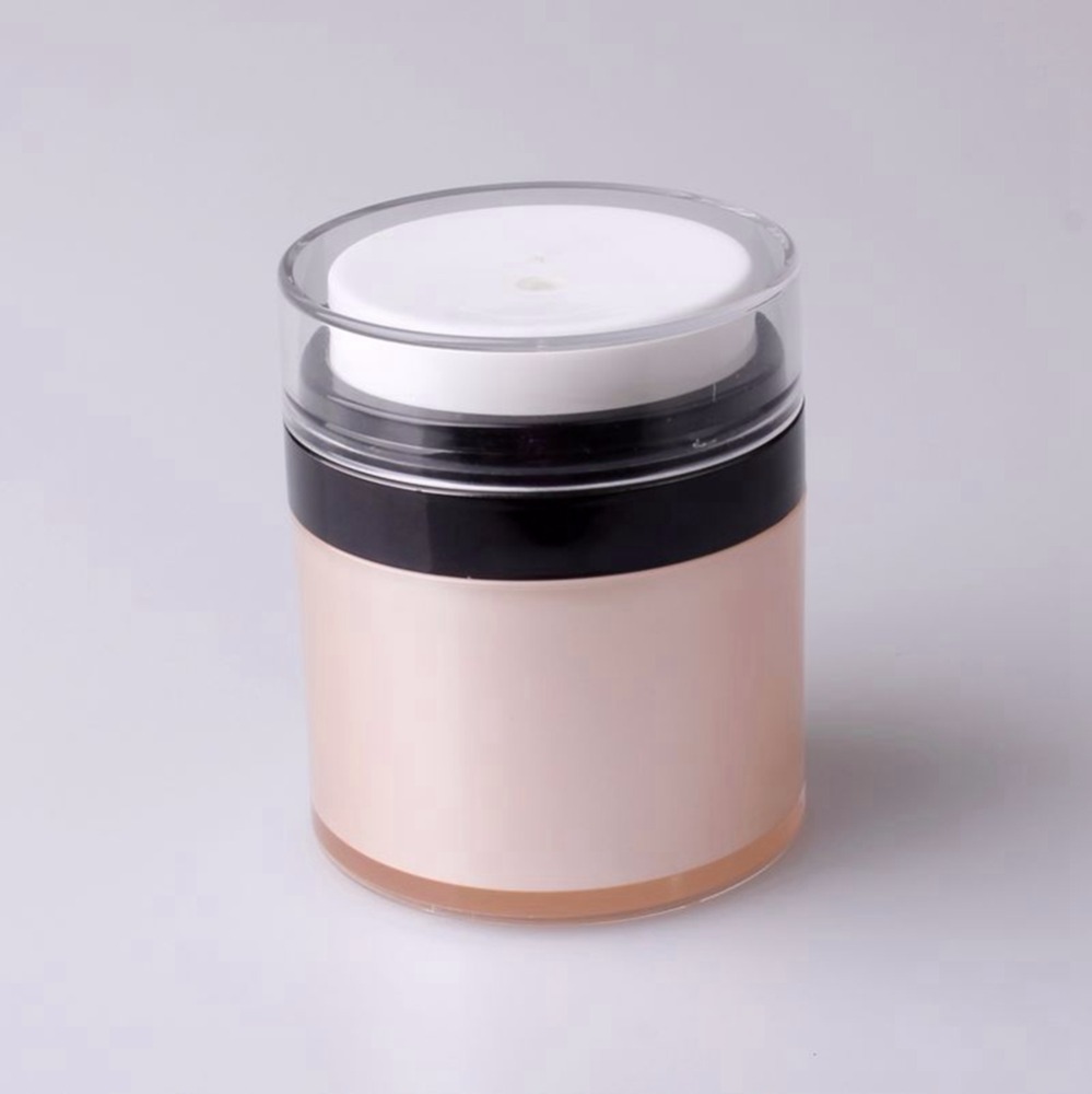 Plastic Airless Pump cosmetic container jar 15g 30g 50g