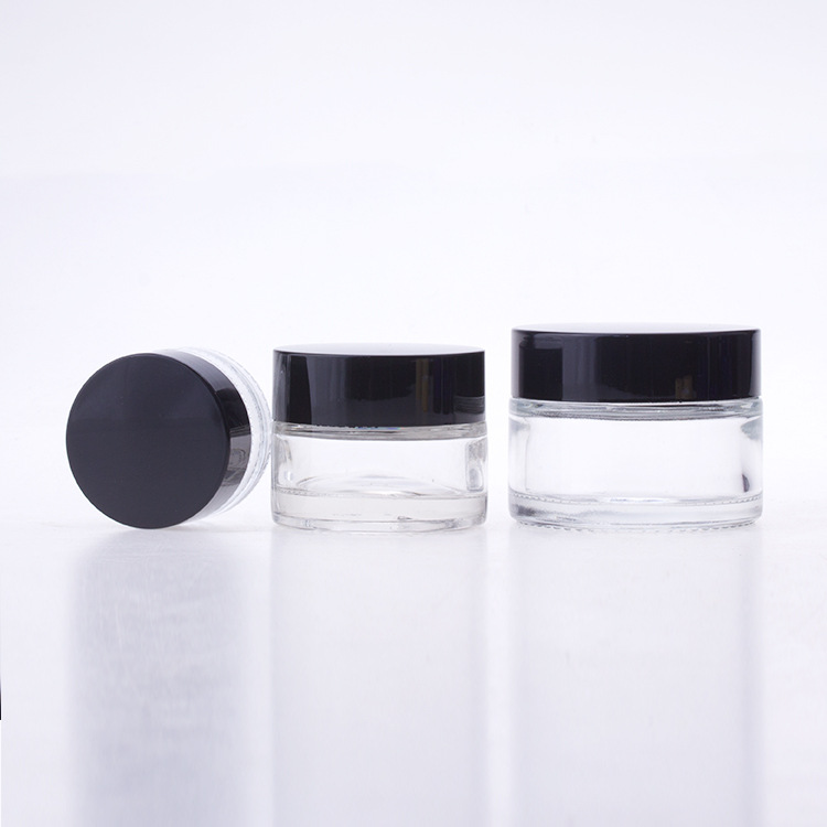 Plastic Bamboo Cap 5g 10g 15g 30g 50g Empty Cosmetic Jars Cream Makeup Pot Face Cream Packing Bottle