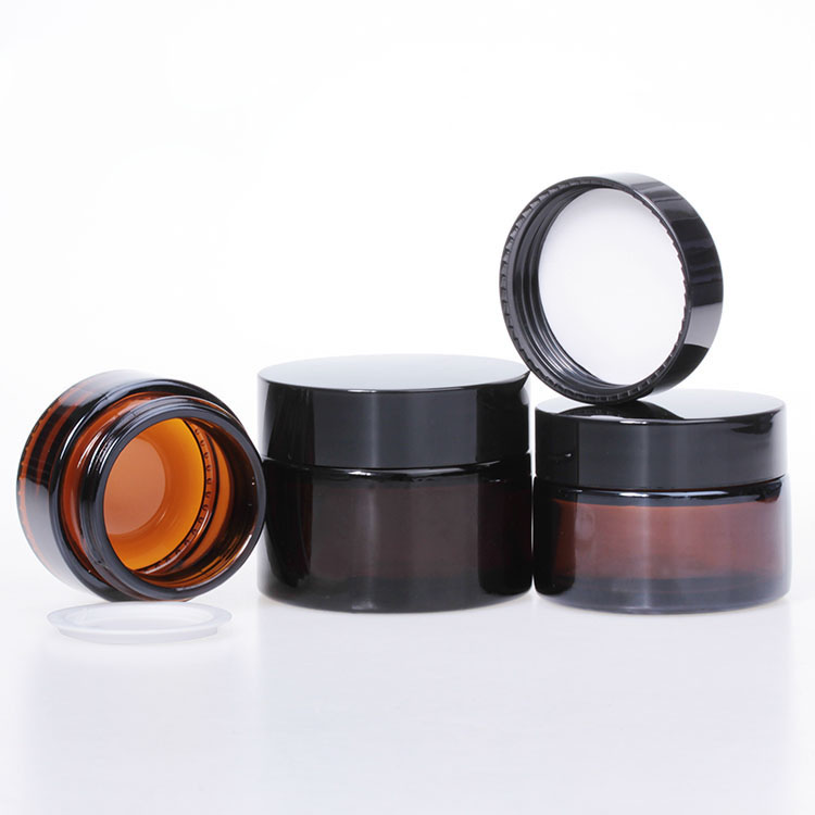 Plastic Bamboo Cap 5g 10g 15g 30g 50g Empty Cosmetic Jars Cream Makeup Pot Face Cream Packing Bottle