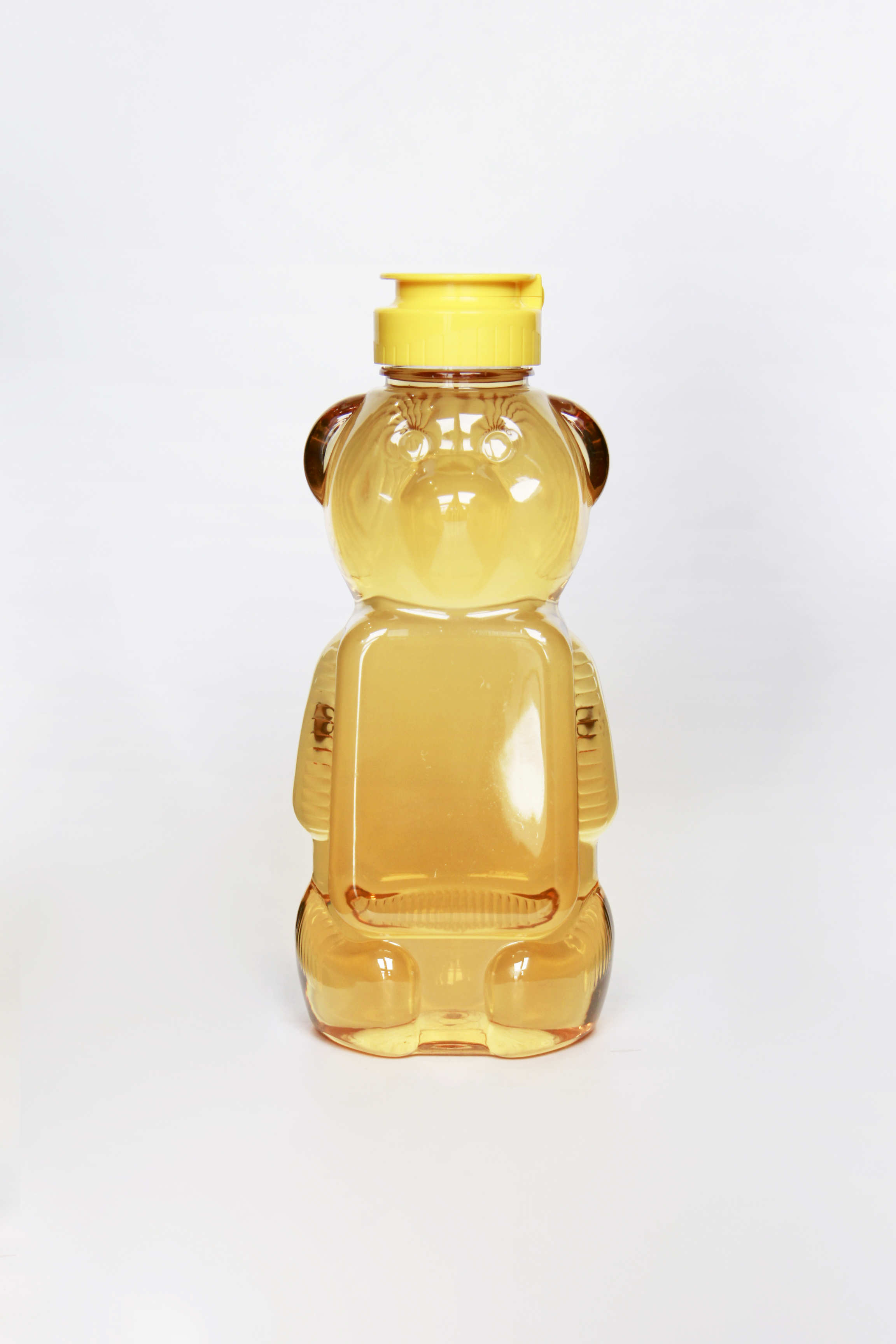 Plastic Bear Shaped Honey Jar Bottle Bee Plastic 8oz 12oz 16oz Storage Bottles & Jars Glass Screw Metal Lid Customized Logo