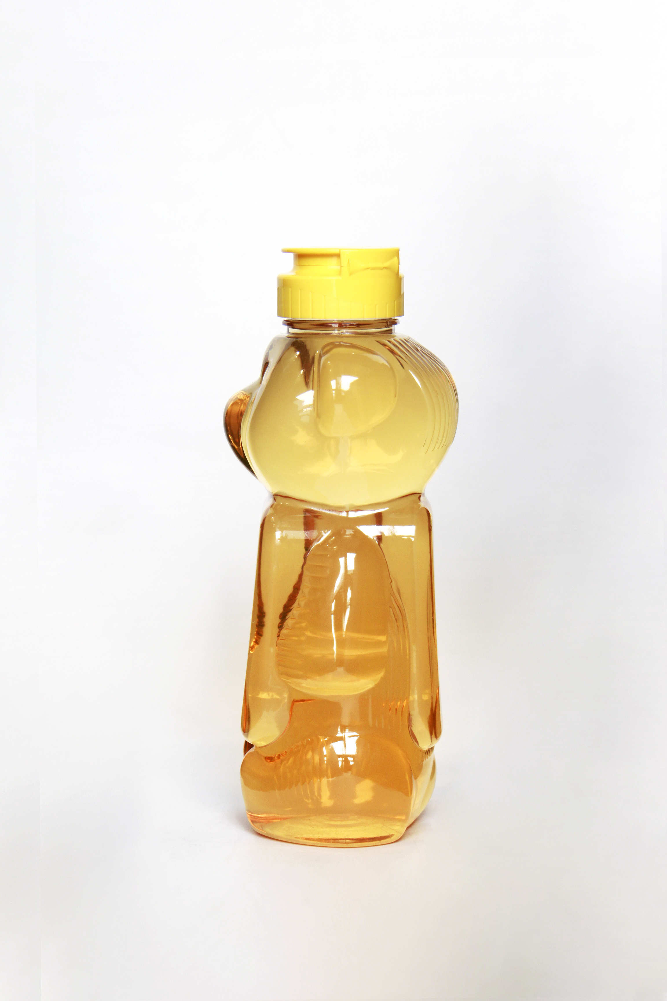 Plastic Bear Shaped Honey Jar Bottle Bee Plastic 8oz 12oz 16oz Storage Bottles & Jars Glass Screw Metal Lid Customized Logo