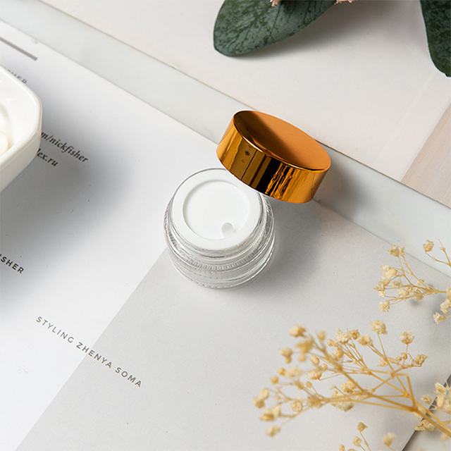 Plastic Body Material 1Oz 30Ml 50Ml White Black Plastic Cosmetic Cream Jar For Hand Cream With Screw Top Lid