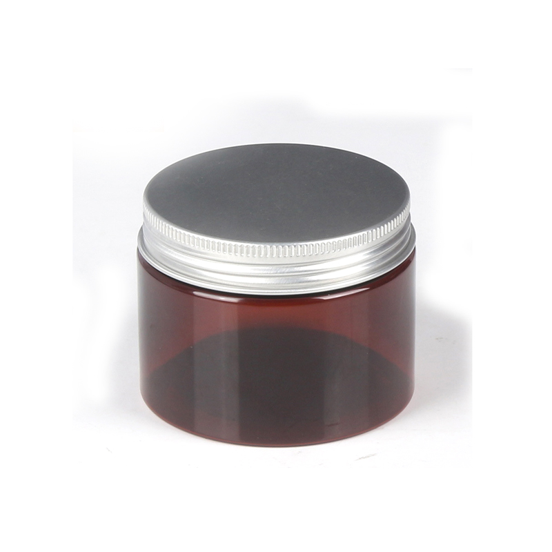 Plastic Container 1oz 2oz 4oz 8oz Large Plastic Candy Jars Amber Clear Body Scrub Butter Pet Jar With Lid