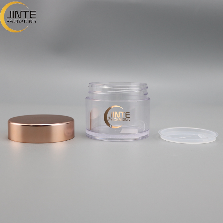 Plastic Cosmetic Container Skin Care Face Cream 50g Cosmetics Packaging Jar