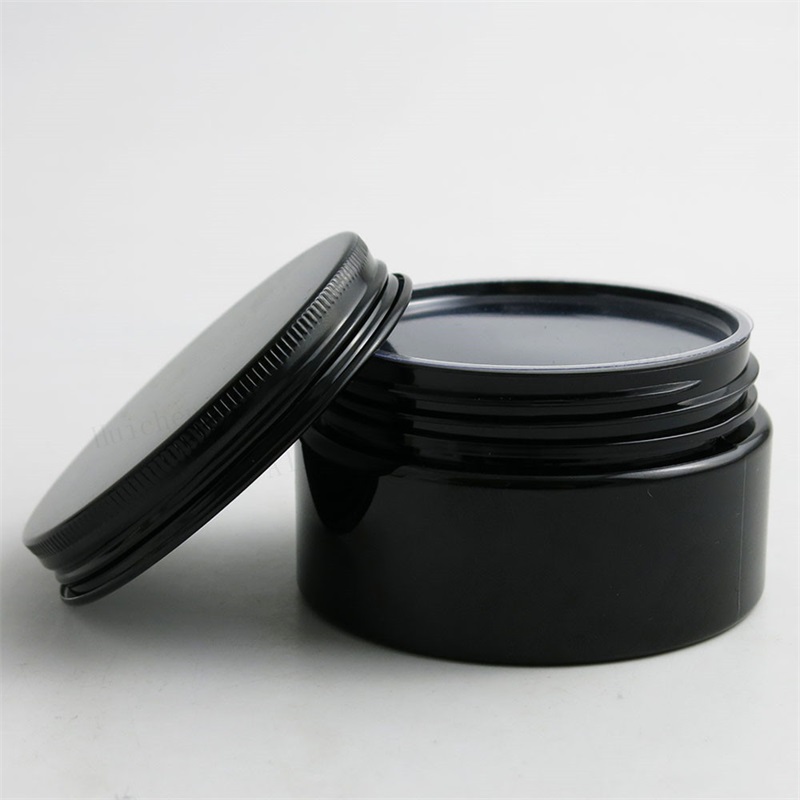 Plastic Cosmetic Jar Clear Serum Bottle Gold White Pink Aluminum Cap Cream Container Factory Wholesale