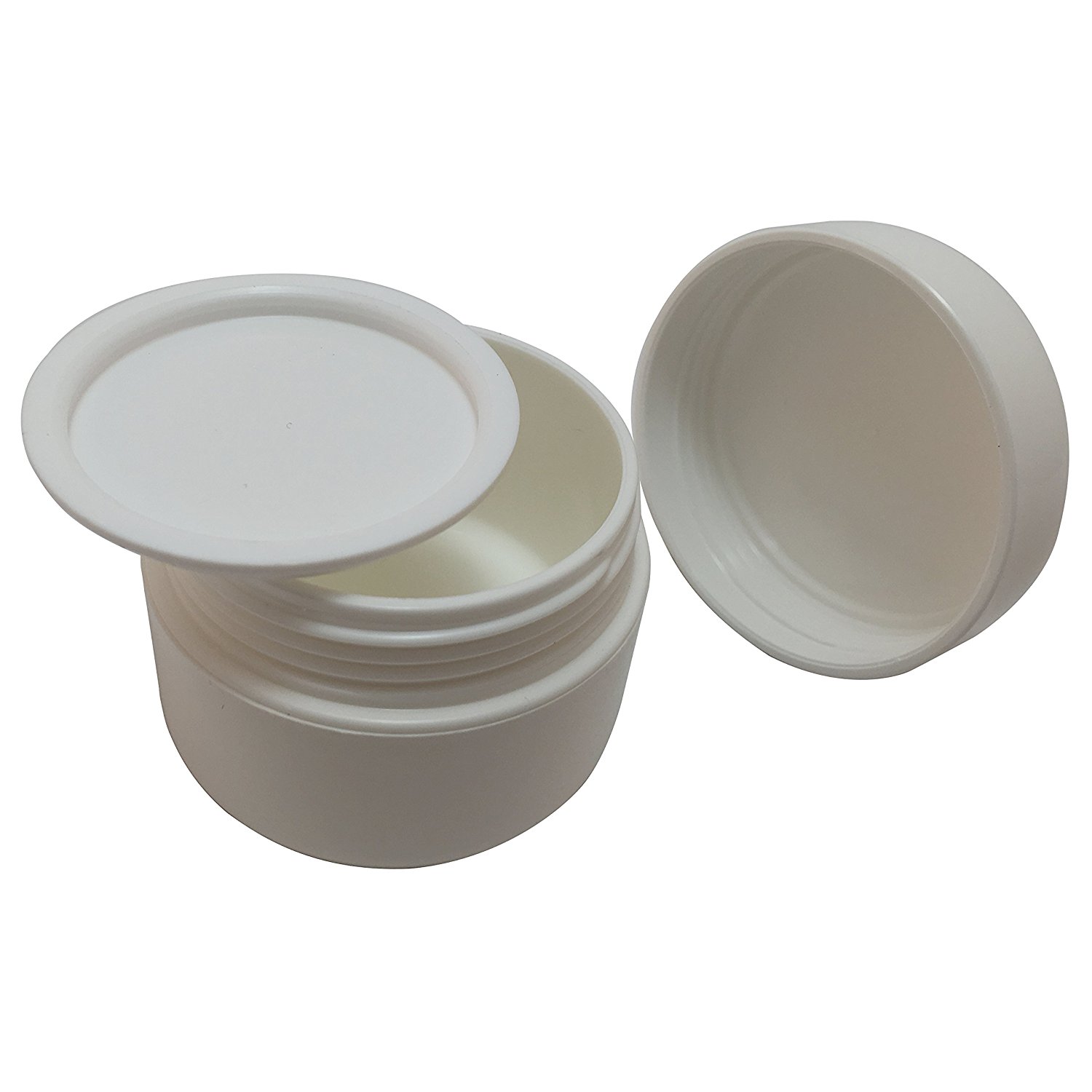 Plastic Cosmetic Jars, Natural HDPE Straight Sided Jars(4.8.16oz)