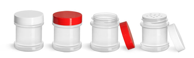 Plastic Cosmetic Jars, Natural HDPE Straight Sided Jars(4.8.16oz)