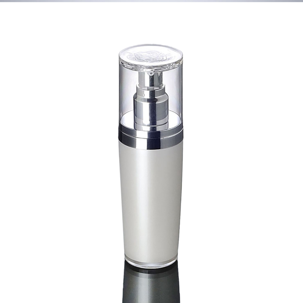 Plastic Cosmetic Pear White Lotion Bottle for Sale LA33, 50ml  spray pump perfume bottle filling mac