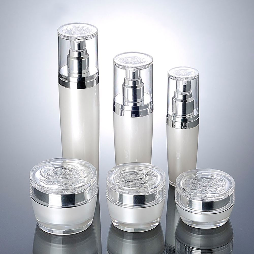 Plastic Cosmetic Pear White Lotion Bottle for Sale LA33, 50ml spray pump perfume bottle filling mac
