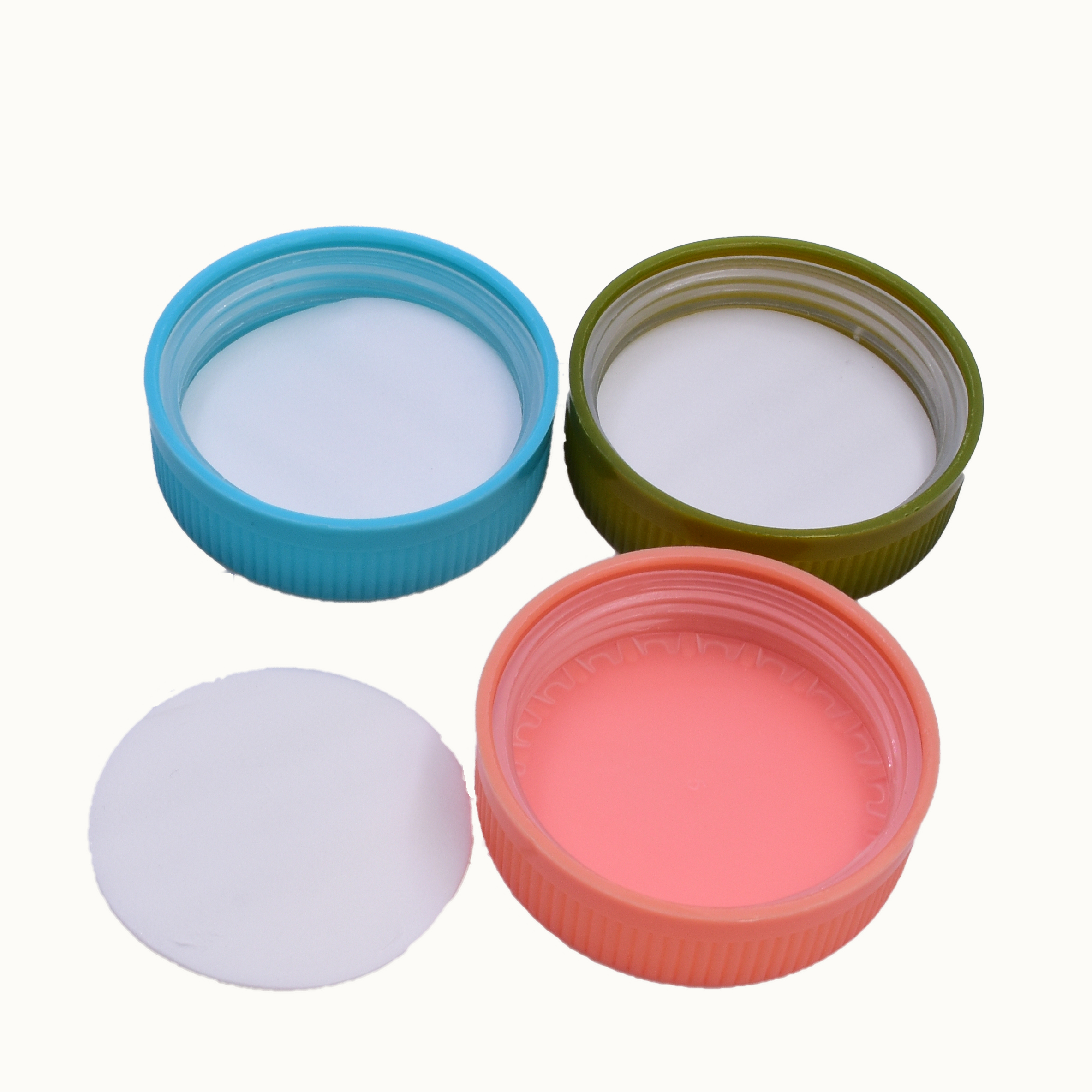 Plastic Customize orange color CRC Child Resistant Caps Childproof Lids With Aluminum Foil Gasket For child proof Bottle