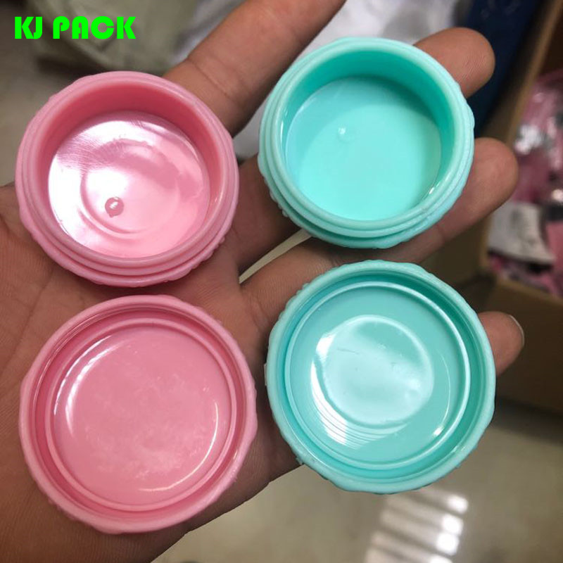 Plastic Empty Macaron Lip Balm Container,10g Skin Care Cream Jar Samples