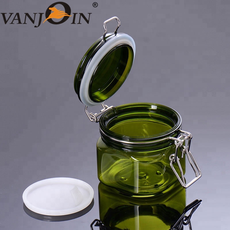 Plastic Jar 50ml 100ml luxury BPA-FREE empty plastic cosmetic container/jars for facial/eye cream facial mask essence oil