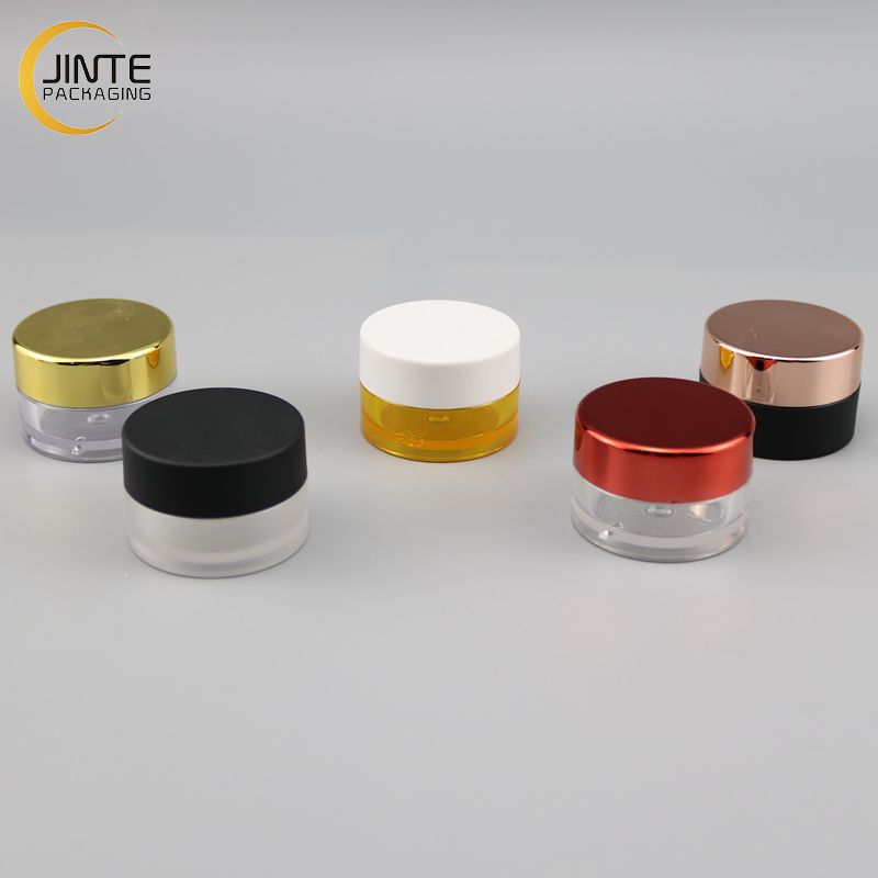 Plastic Jar Cosmetics Luxury 30g 10g 5g Mini Cosmetic Empty Jar Clear Plastic Sample Jars for Cosmetic Sample Container