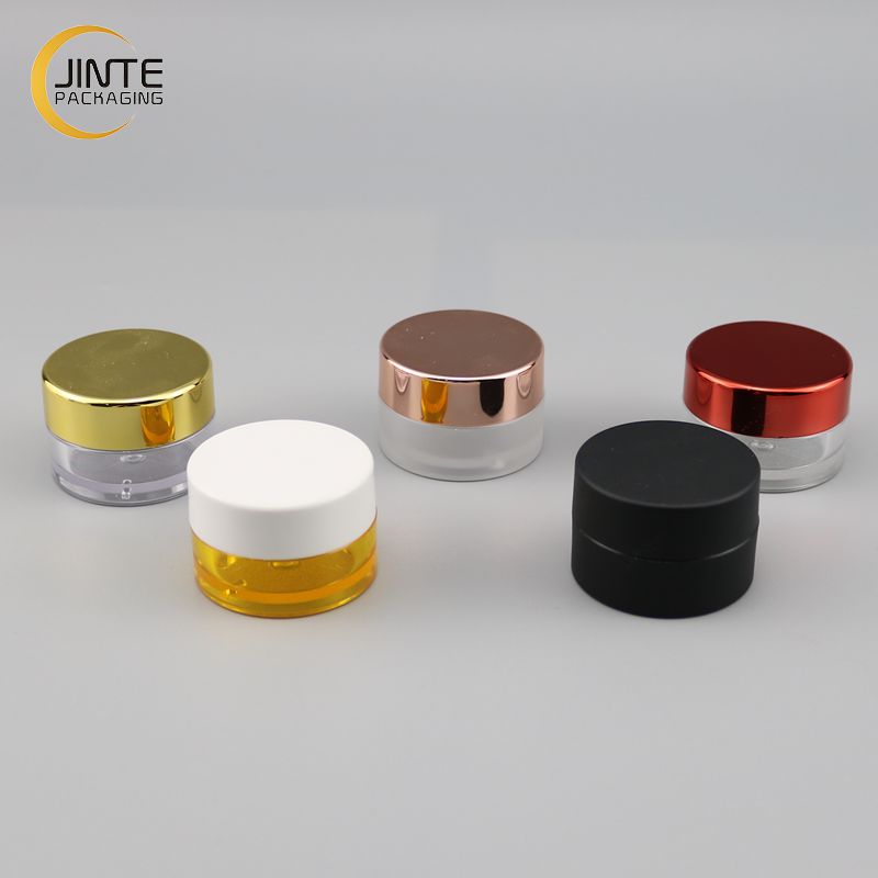 Plastic Jar Cosmetics Luxury 30g 10g 5g Mini Cosmetic Empty Jar Clear Plastic Sample Jars for Cosmetic Sample Container