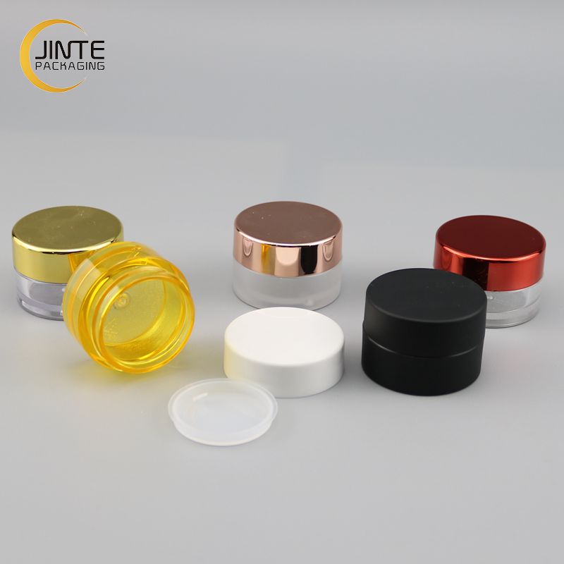 Plastic Jar Cosmetics Luxury 30g 10g 5g Mini Cosmetic Empty Jar Clear Plastic Sample Jars for Cosmetic Sample Container