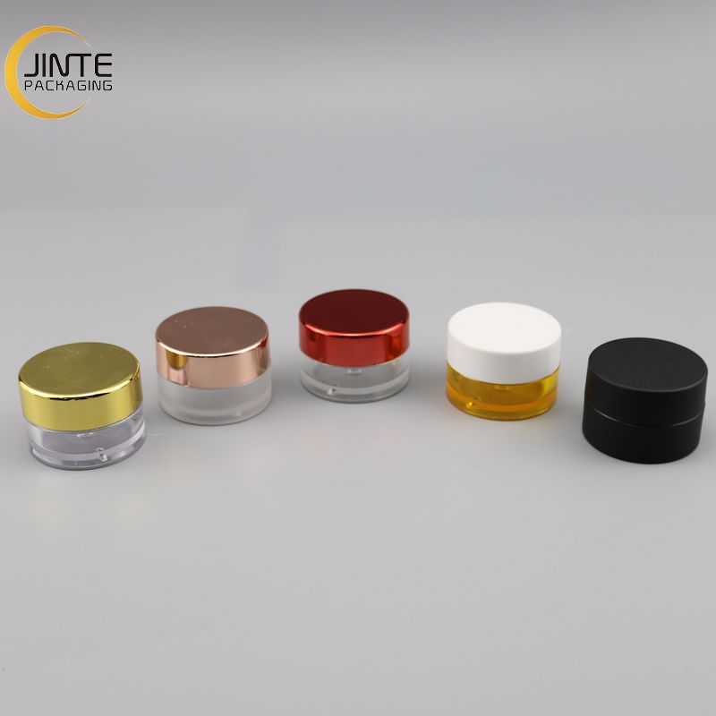 Plastic Jar Cosmetics Luxury 30g 10g 5g Mini Cosmetic Empty Jar Clear Plastic Sample Jars for Cosmetic Sample Container