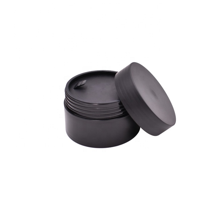 Plastic Jar Round Cosmetics Lotion Face Cream Luxury Double Wall Cosmetic PP Jar