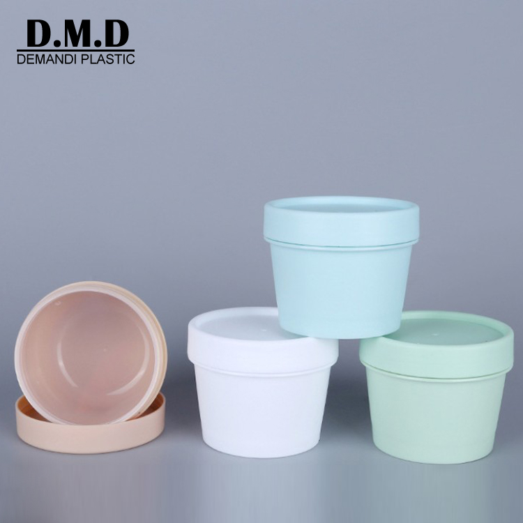 Plastic PP 50ml 100ml 200ml empty cosmetic jar for face body scrub