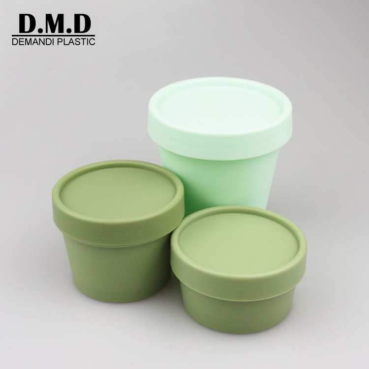 Plastic PP 50ml 100ml 200ml empty cosmetic jar for face body scrub