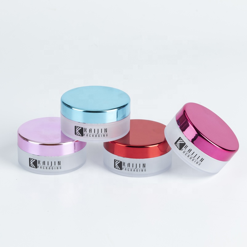 Plastic Powder Box 10g 20g Empty Loose Powder Pot With Puff ,30g Cosmetic Travel Makeup Jar Sifter Container