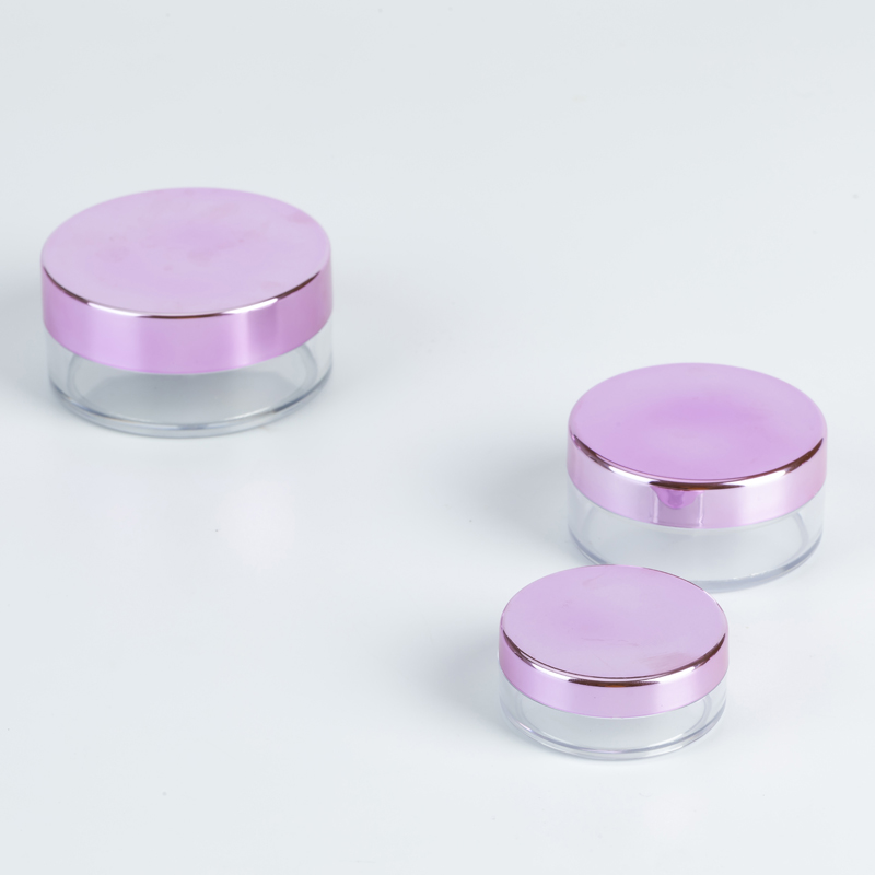 Plastic Powder Box 10g 20g Empty Loose Powder Pot With Puff,30g Cosmetic Travel Makeup Jar Sifter Container