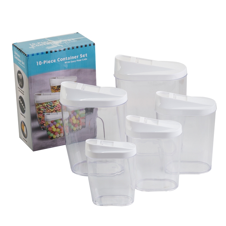 Plastic Storage Container Food Grade Food Container Set