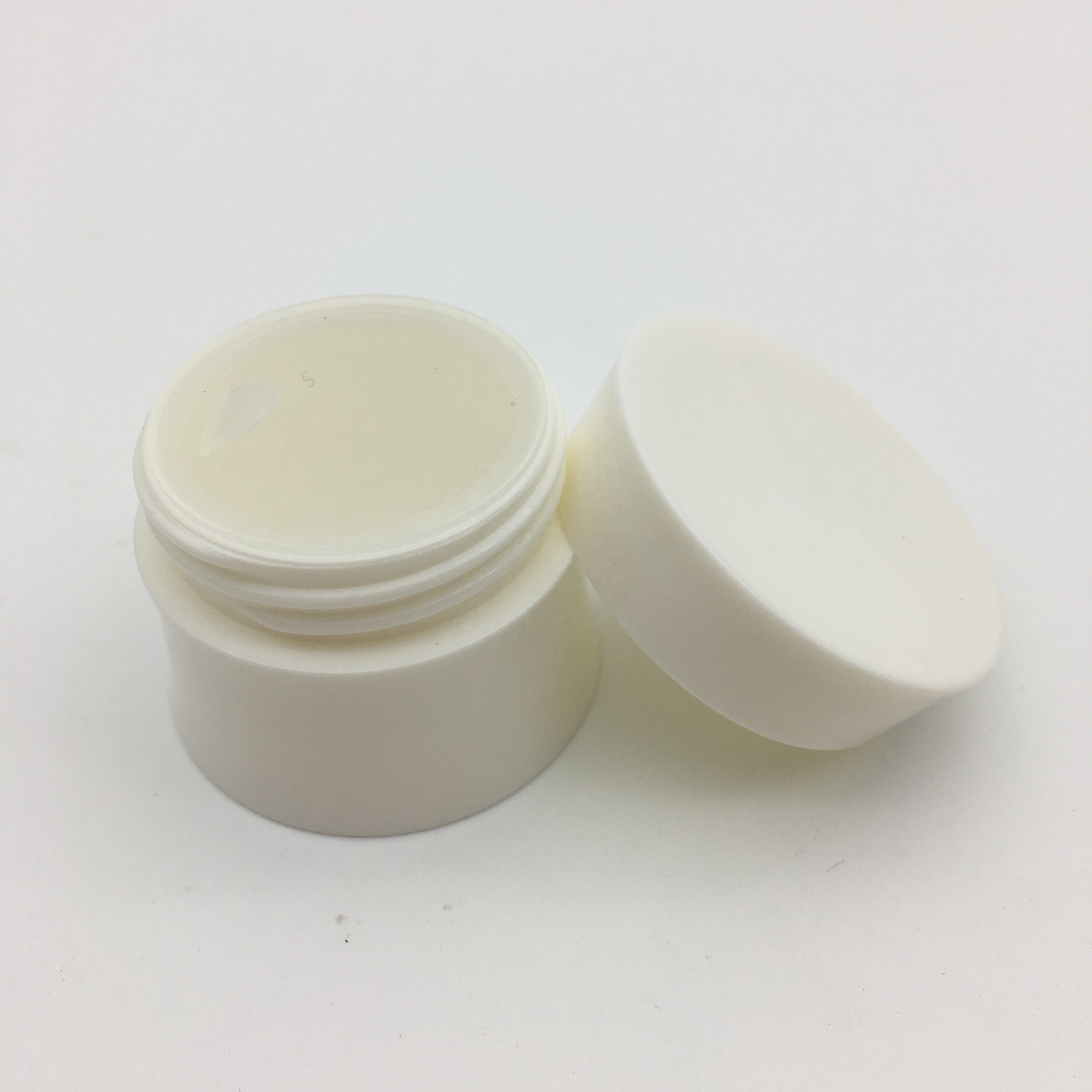 Plastic White Cream Jar 15g Face Cream Cosmetic Jar For Face Cream