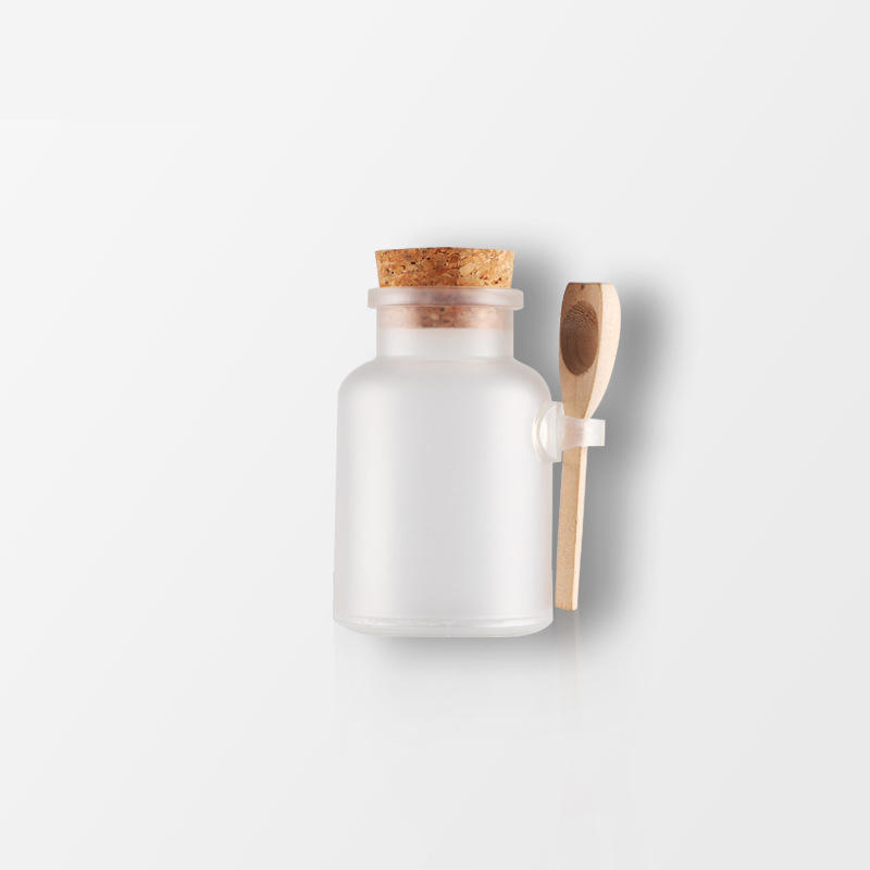 Plastic bath salt packaging bottle container