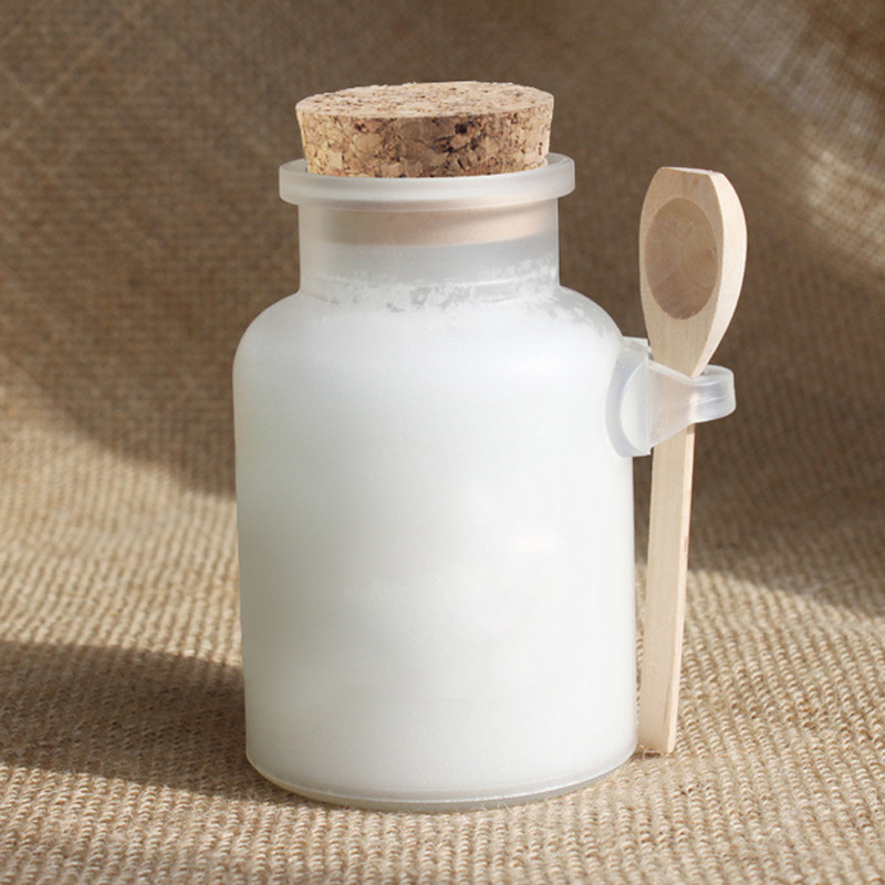 Plastic bath salt packaging bottle container
