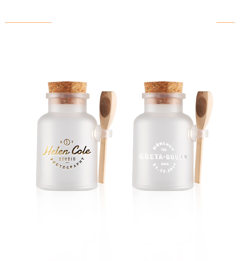 Plastic bath salt packaging bottle container