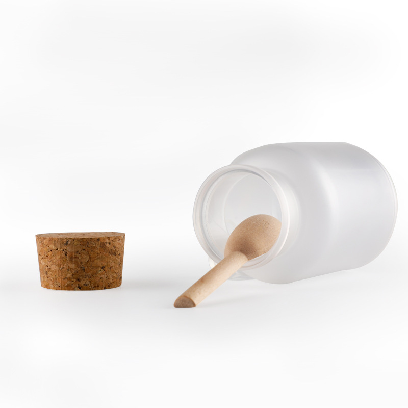 Plastic bath salt packaging bottle container