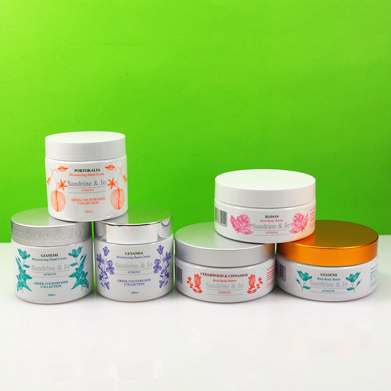 Plastic beauty body scrub body butter hand butter  cosmetic jar